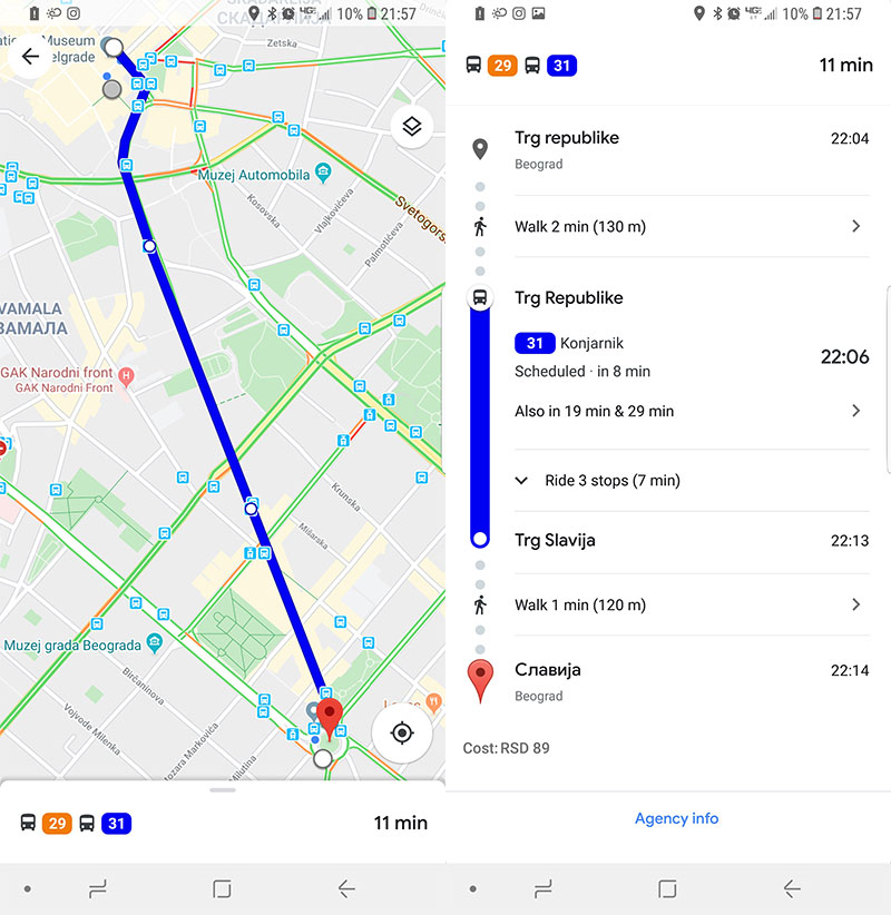google-transit-u-beogradu