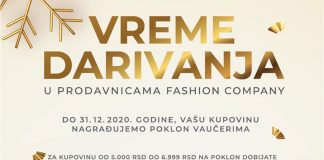 fashion company praznična akcija